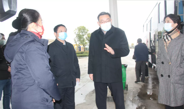 吉安市市長羅文江調研督導中心城區(qū)旅游公交專線服務工作