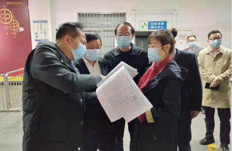 九江長運(yùn)  市領(lǐng)導(dǎo)督導(dǎo)九江長途汽車站疫情防控工作