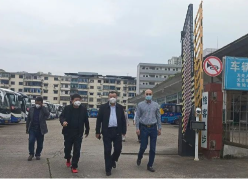 上饒汽運  市交通局領(lǐng)導(dǎo)督導(dǎo)客運中心站復(fù)工復(fù)產(chǎn)準(zhǔn)備工作