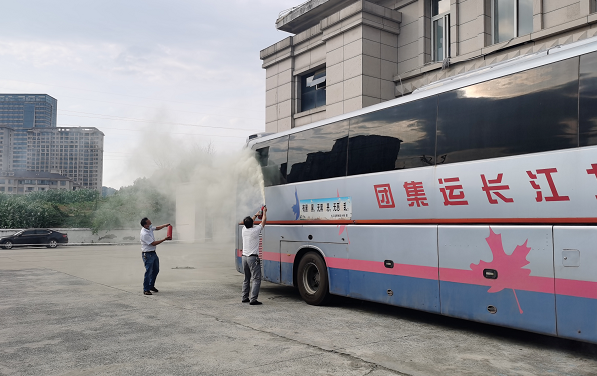 湖口公司、都昌公司分別開展消防安全演練