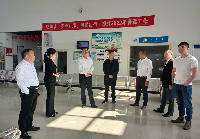 九江長運：省交通運輸廳副廳長丁光明督導共青公司二十大前疫情防控、安全維穩(wěn)工作