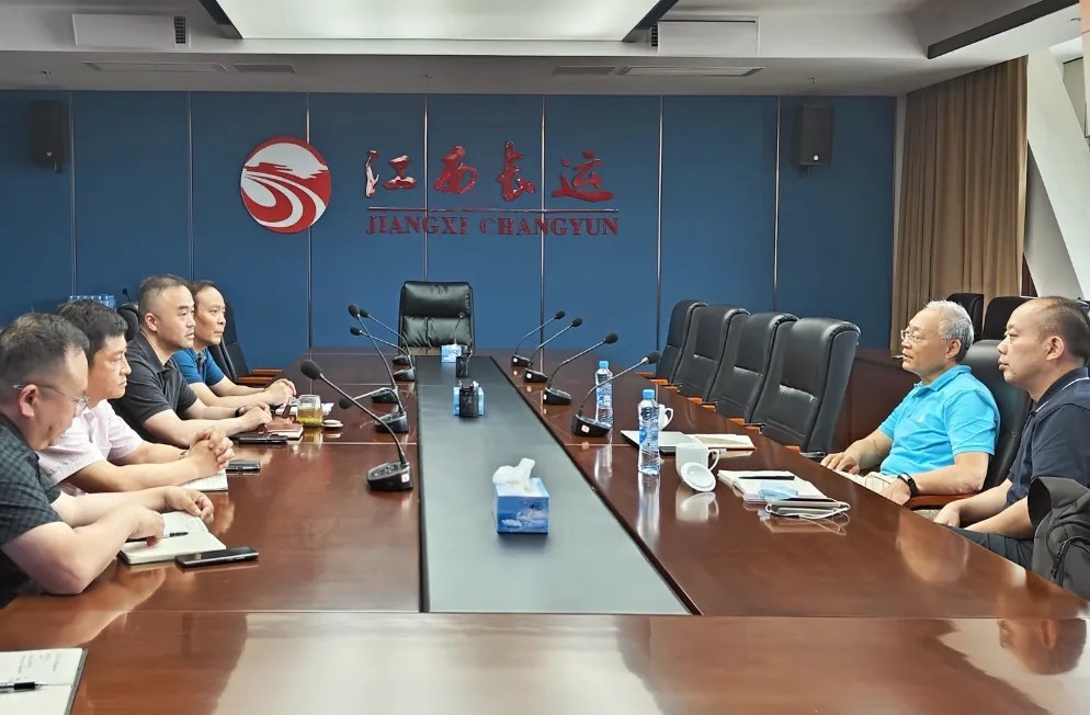 中物聯(lián)規(guī)劃研究院到江西長運(yùn)交流調(diào)研 劉磊、占梁陪同
