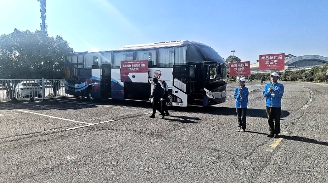 都市城際公交:南昌馬拉松賽事專線接駁工作開始